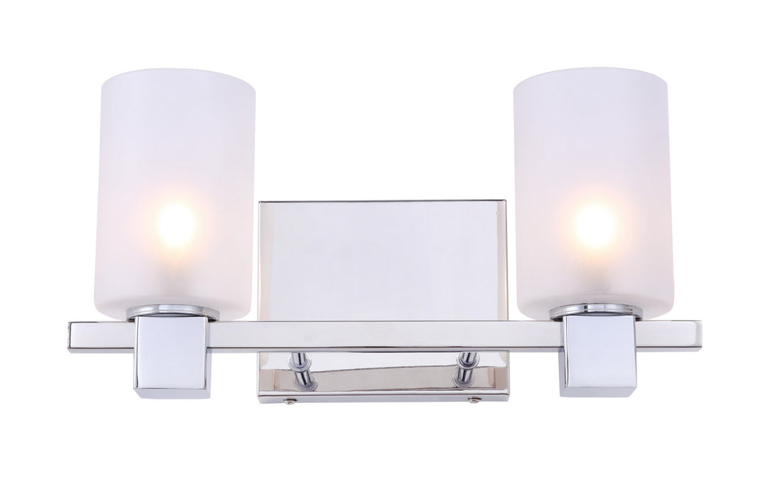 Woodbridge Langston 18452CHR-C10455 Bath Vanity Light 14 in. wide - Chrome
