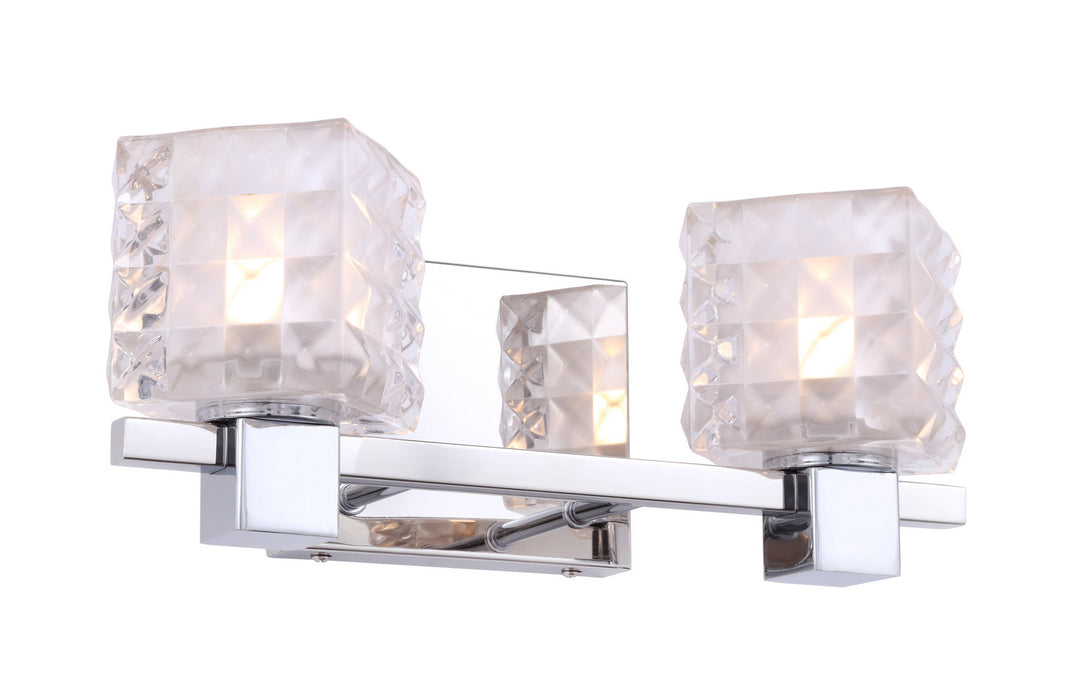 Woodbridge Langston 18452CHR-C80410 Bath Vanity Light 14 in. wide - Chrome