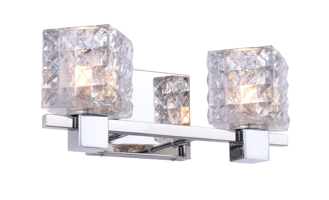Woodbridge Langston 18452CHR-C80414 Bath Vanity Light 14 in. wide - Chrome