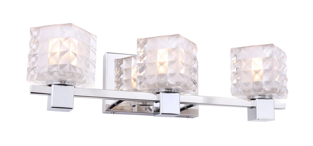 Woodbridge Langston 18453CHR-C80410 Bath Vanity Light 20 in. wide - Chrome