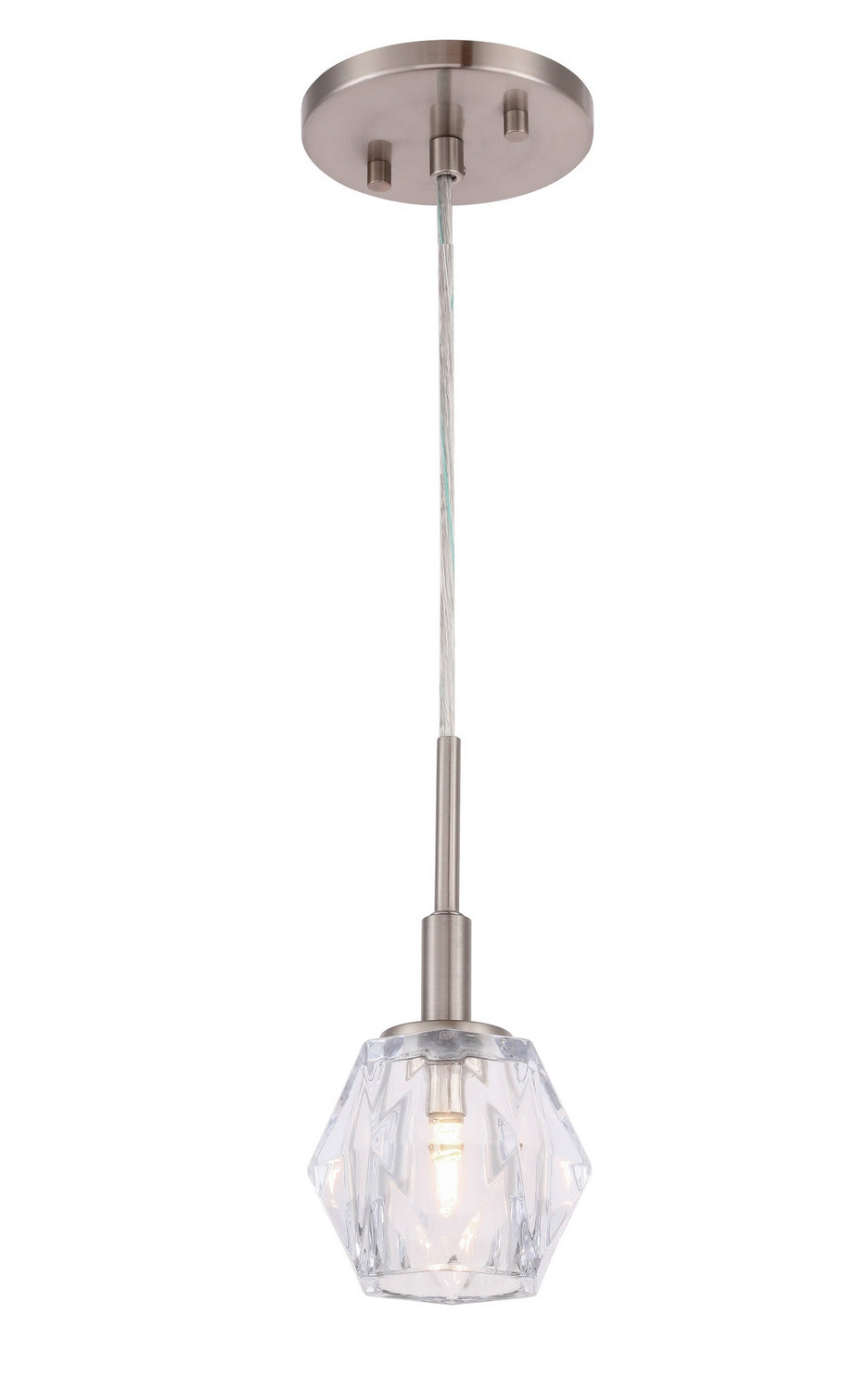 Woodbridge Jewel 18523STN-C30410 Pendant Light - Nickel