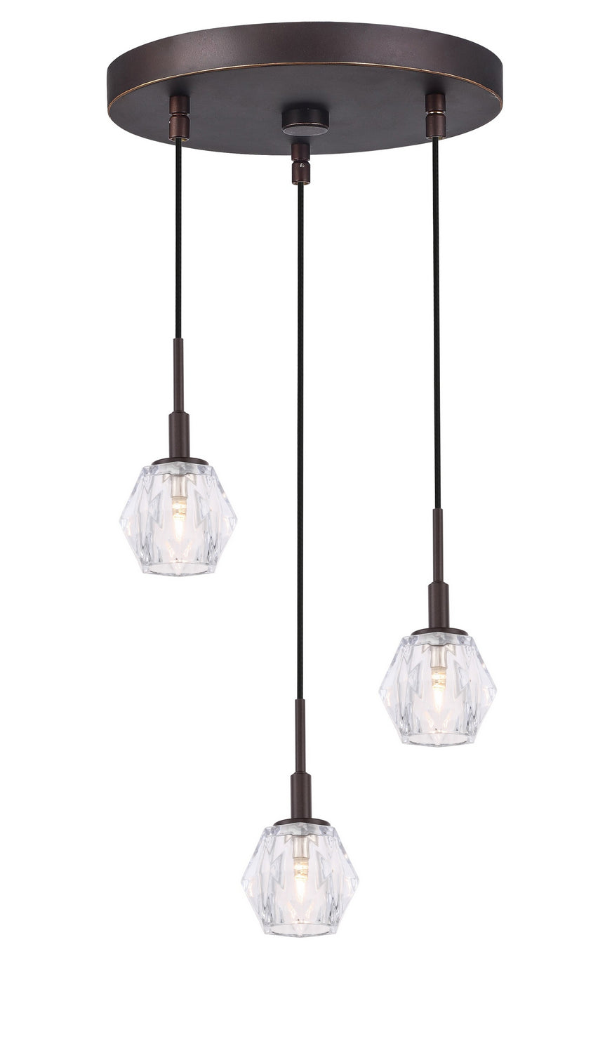 Woodbridge Jewel 18524BRZ-C30410 Pendant Light - Bronze