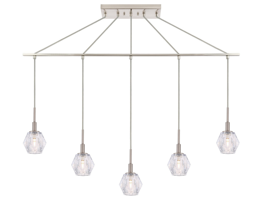 Woodbridge Jewel 18529STN-C30410 Pendant Light - Nickel/ Nickel