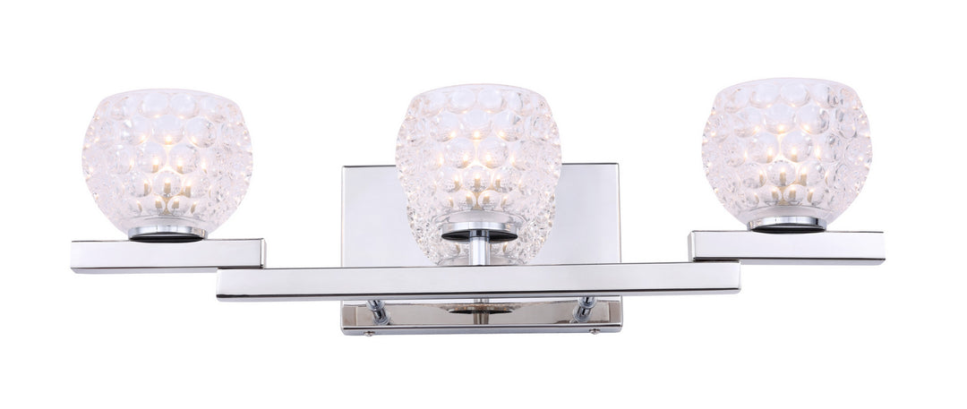 Woodbridge Jewel 18553CHR-C00510 Bath Vanity Light 21 in. wide - Chrome