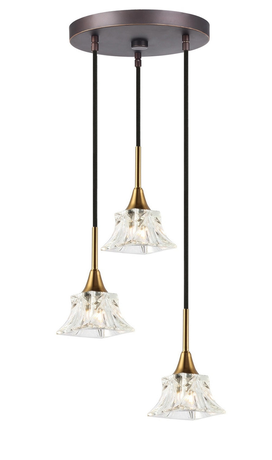 Woodbridge Christina 20421CBZ-C80480 Pendant Light - Brass/ Bronze