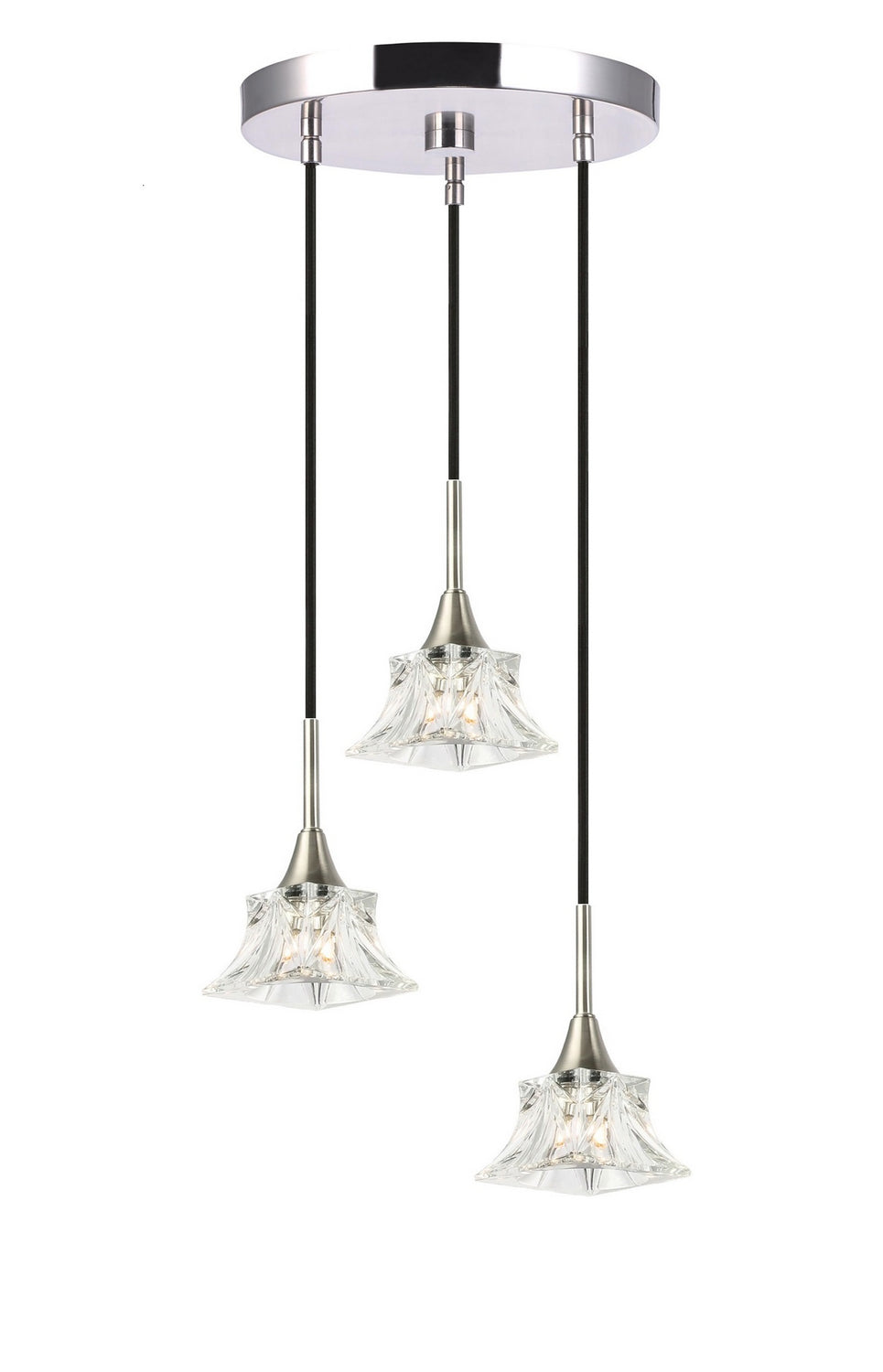Woodbridge Christina 20421STN-C80480 Pendant Light - Nickel/ Nickel