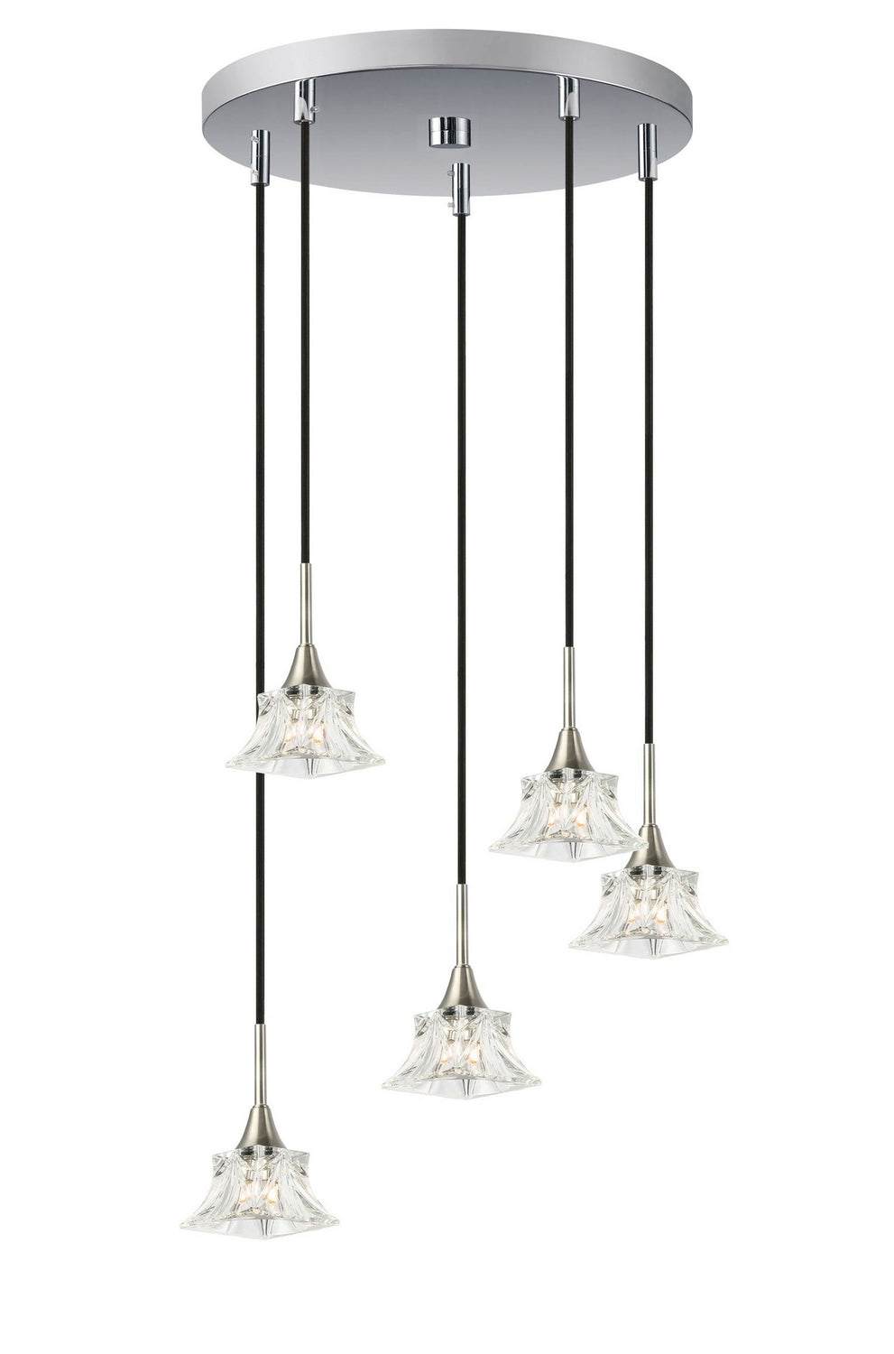 Woodbridge Christina 20422STN-C80480 Pendant Light - Nickel/ Nickel