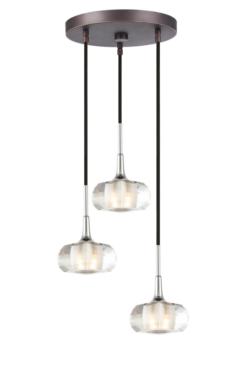 Woodbridge Christina 20424CHZ-C00420 Pendant Light - Chrome/ Bronze