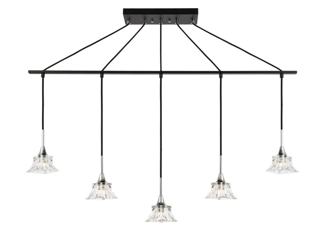 Woodbridge Christina 20427CHZ-C80480 Pendant Light - Chrome/ Bronze