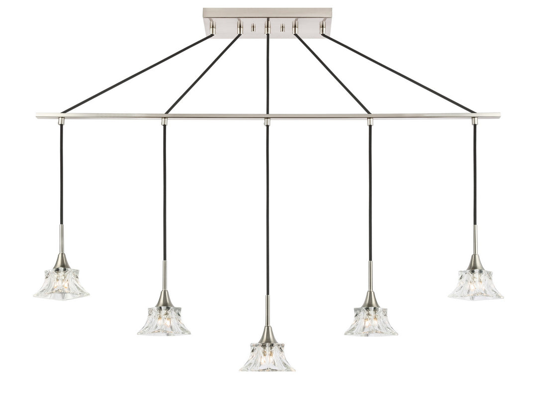 Woodbridge Christina 20427STN-C80480 Pendant Light - Nickel/ Nickel