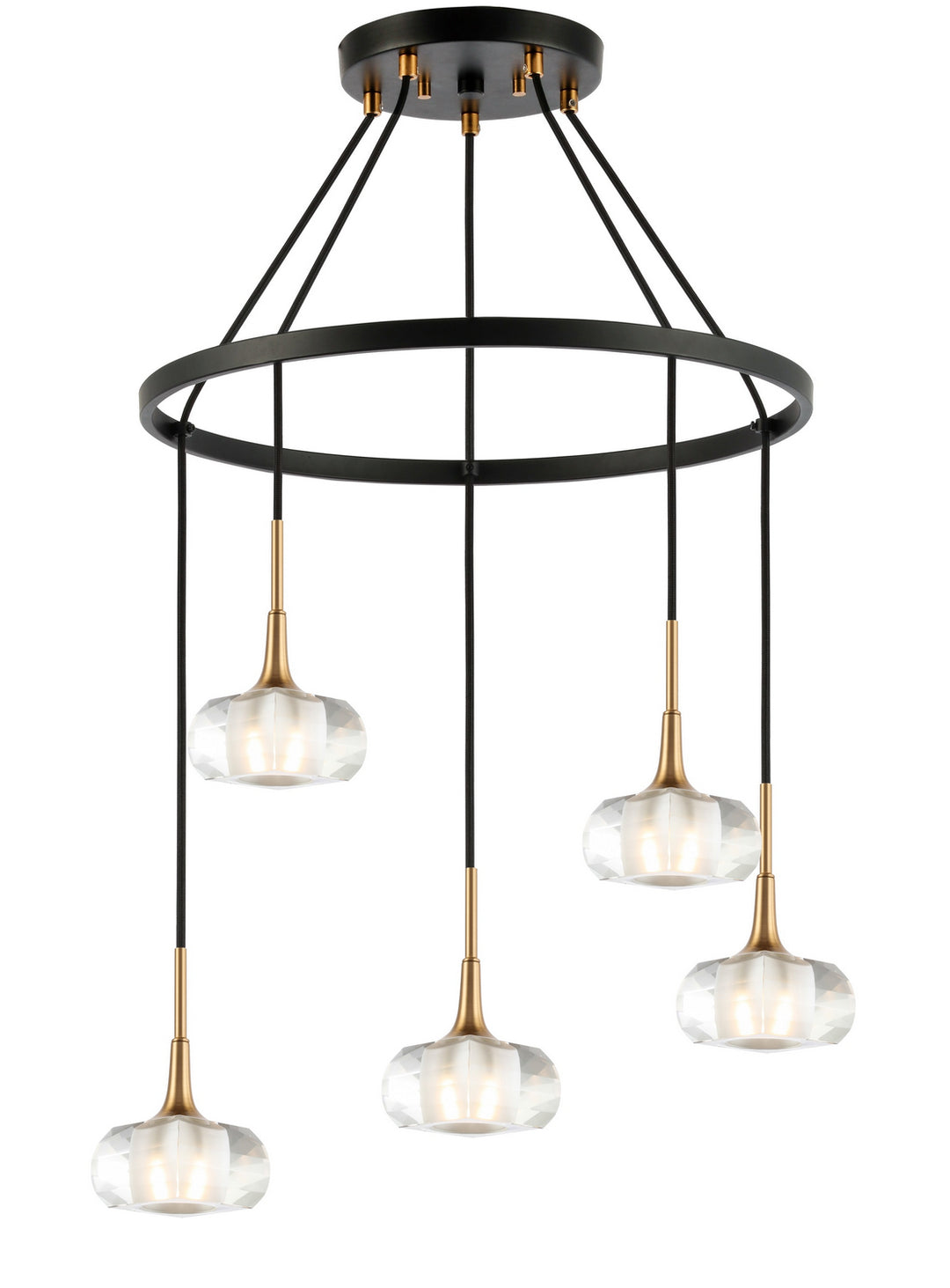 Woodbridge Christina 20428CBZ-C00420 Chandelier Light - Brass/ Bronze