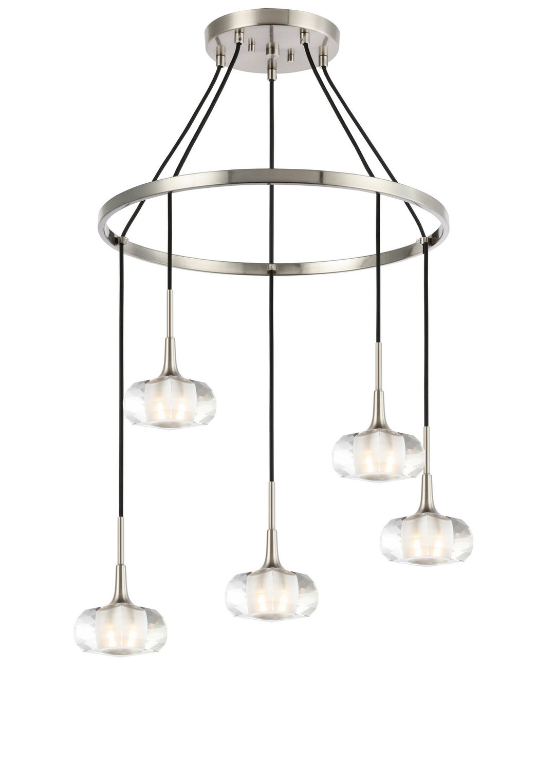 Woodbridge Christina 20428STN-C00420 Chandelier Light - Nickel/ Nickel