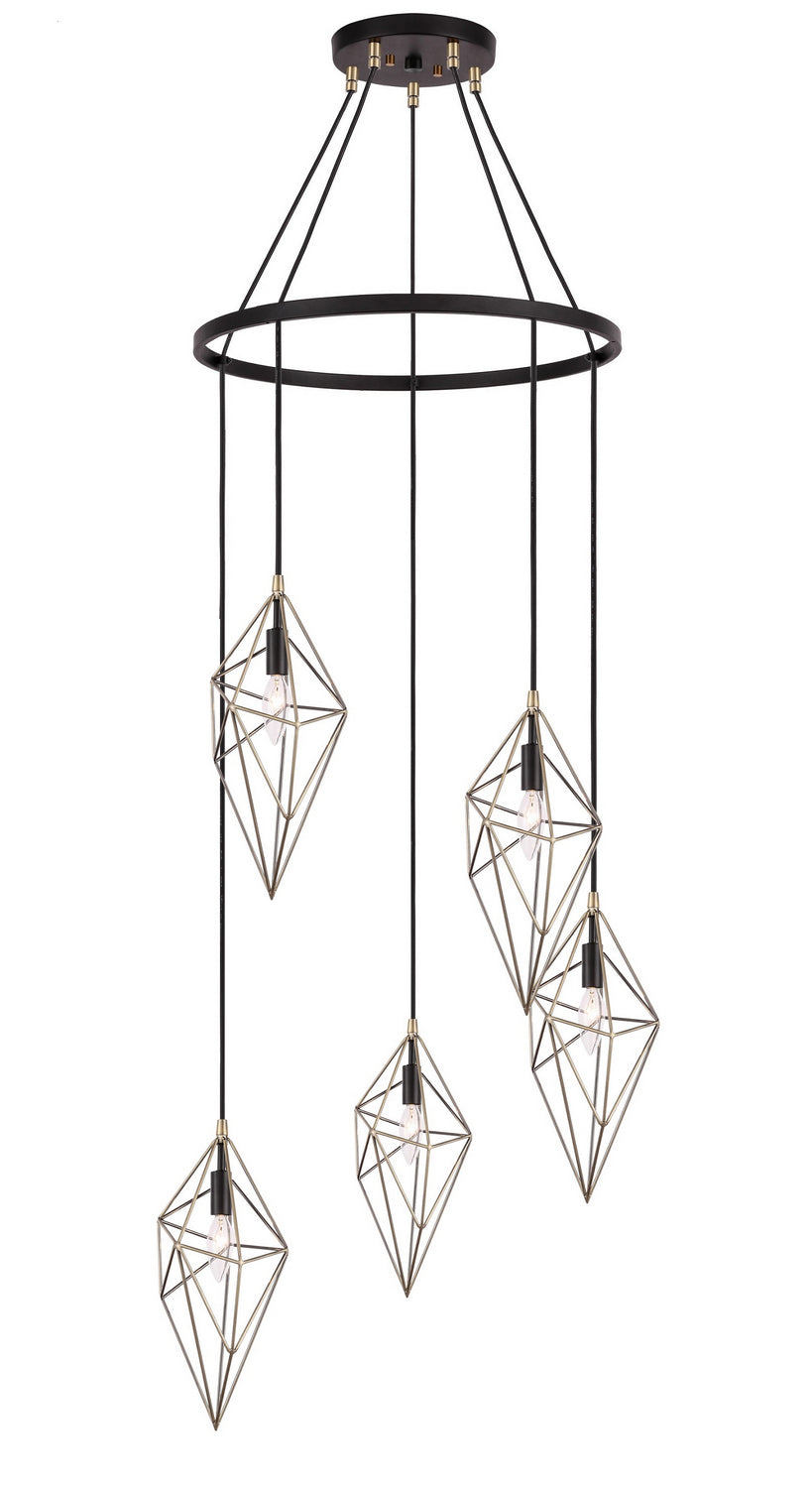 Woodbridge Lanning 20728ABK-DBZ Chandelier Light - Antique Brass/ Bronze