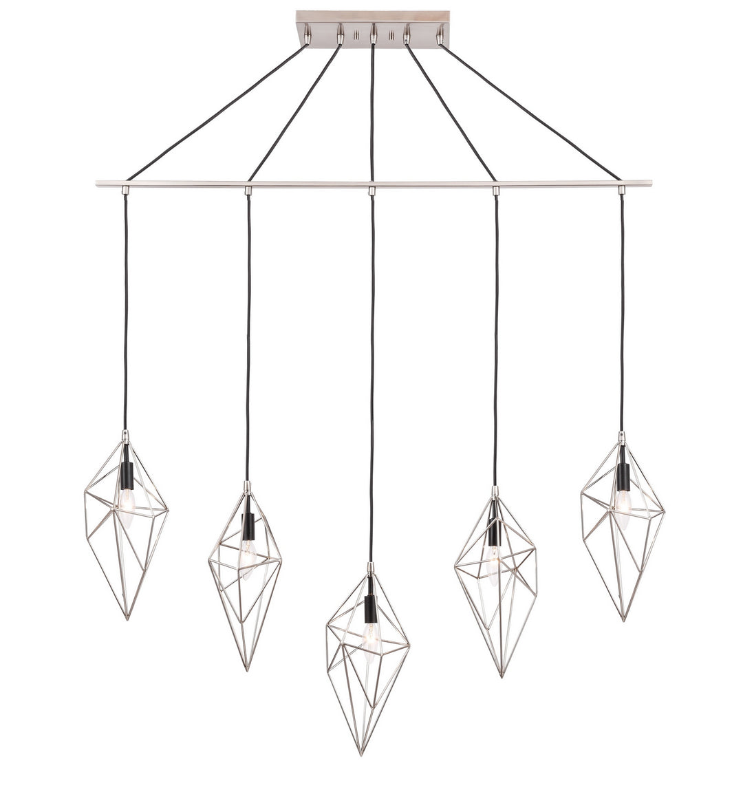 Woodbridge Lanning 20729STB-STN Pendant Light - Nickel/ Nickel