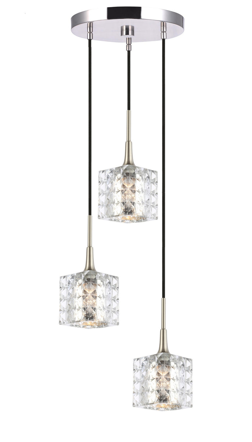 Woodbridge Bristol 20824STN-C80414 Pendant Light - Nickel