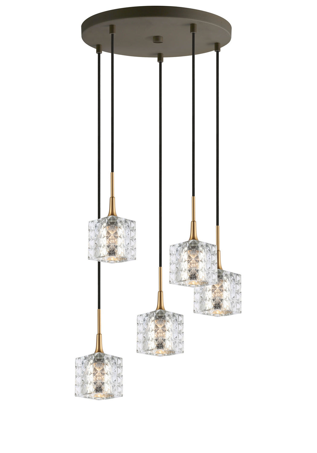 Woodbridge Bristol 20825CBZ-C80414 Pendant Light - Brass/ Bronze