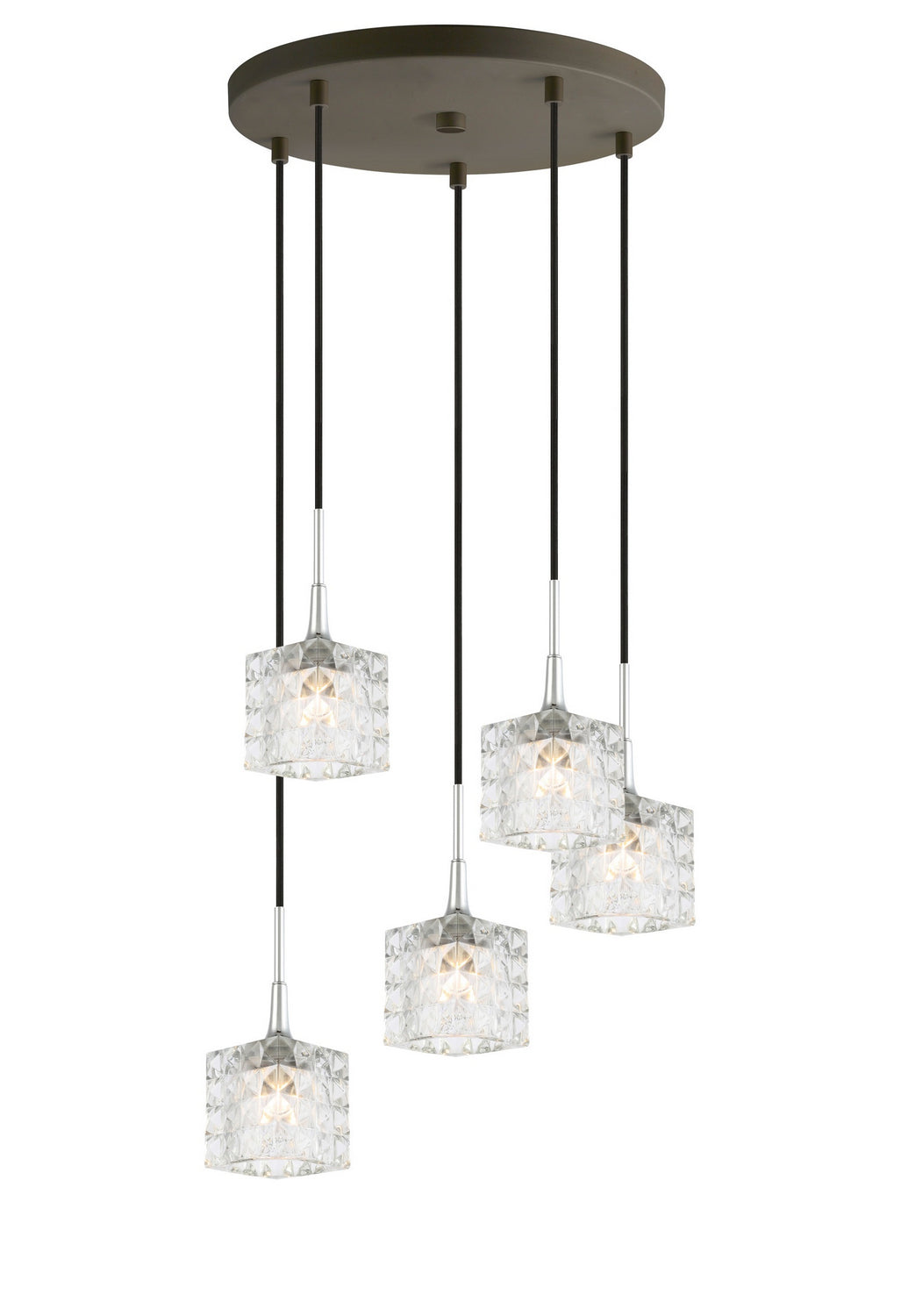 Woodbridge Bristol 20825CHZ-C80410 Pendant Light - Chrome/ Bronze