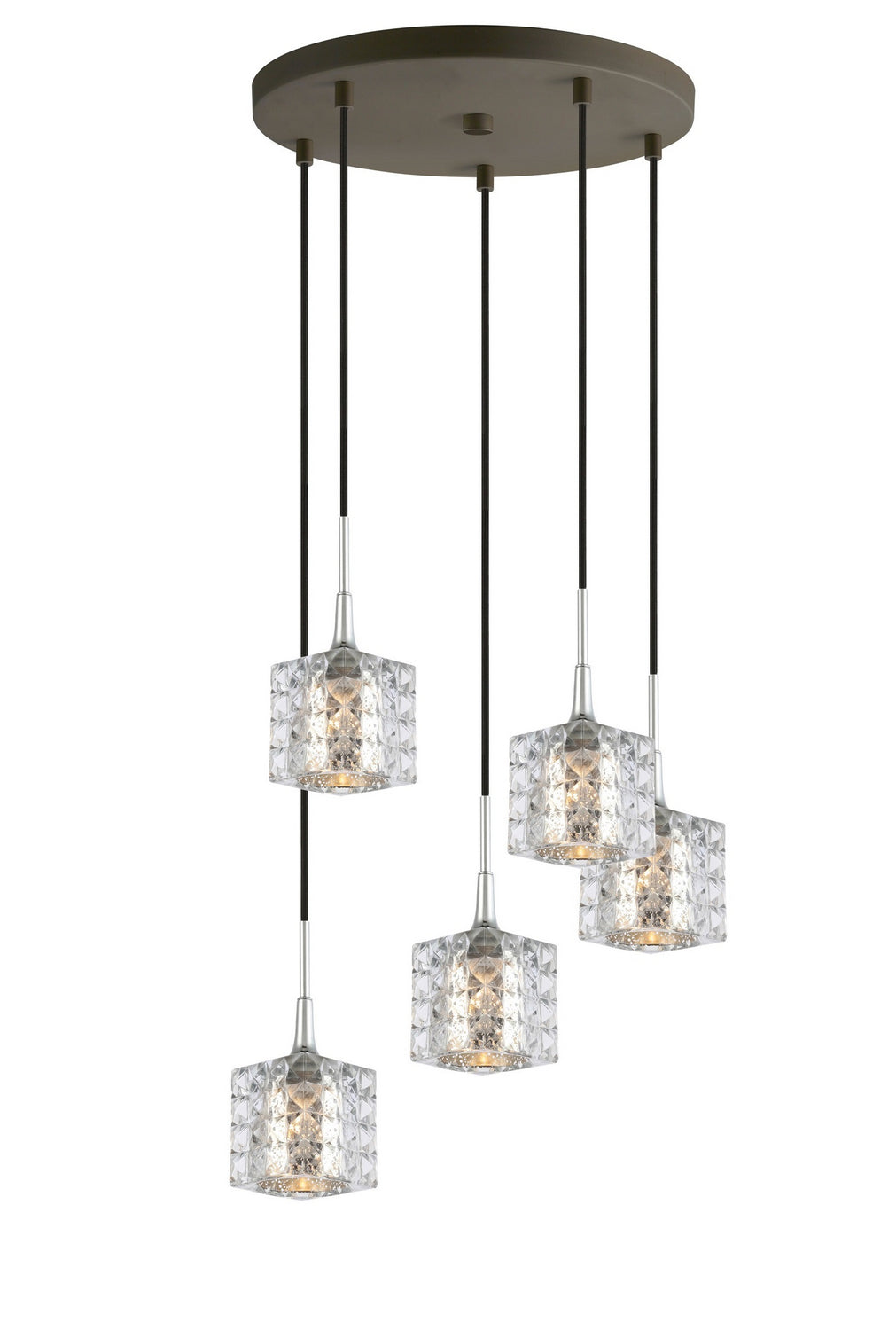 Woodbridge Bristol 20825CHZ-C80414 Pendant Light - Chrome/ Bronze