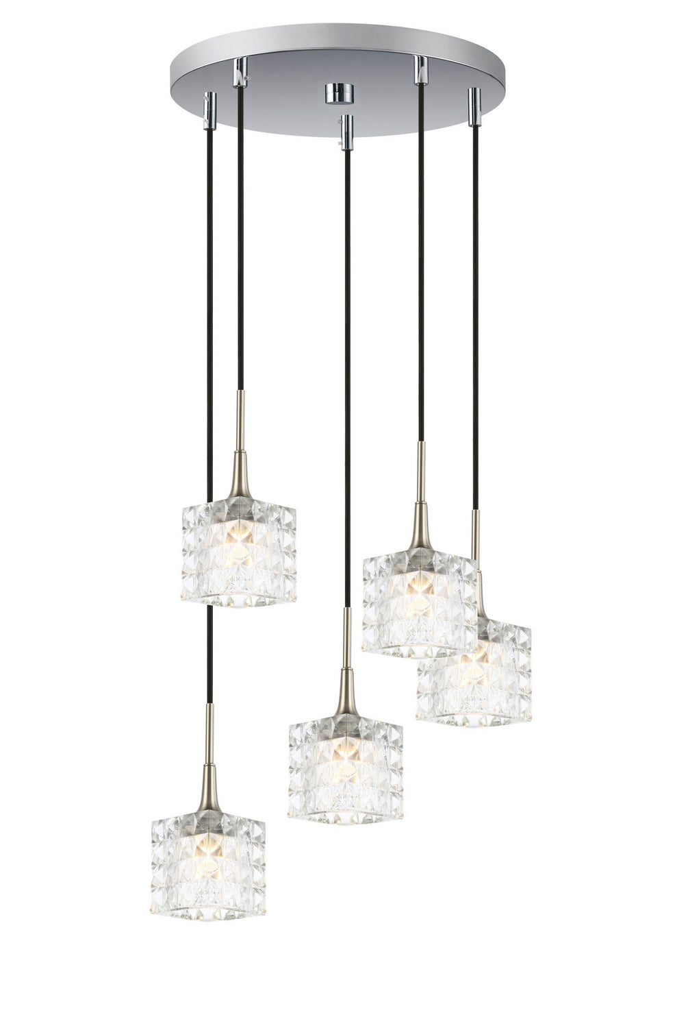 Woodbridge Bristol 20825STN-C80410 Pendant Light - Nickel