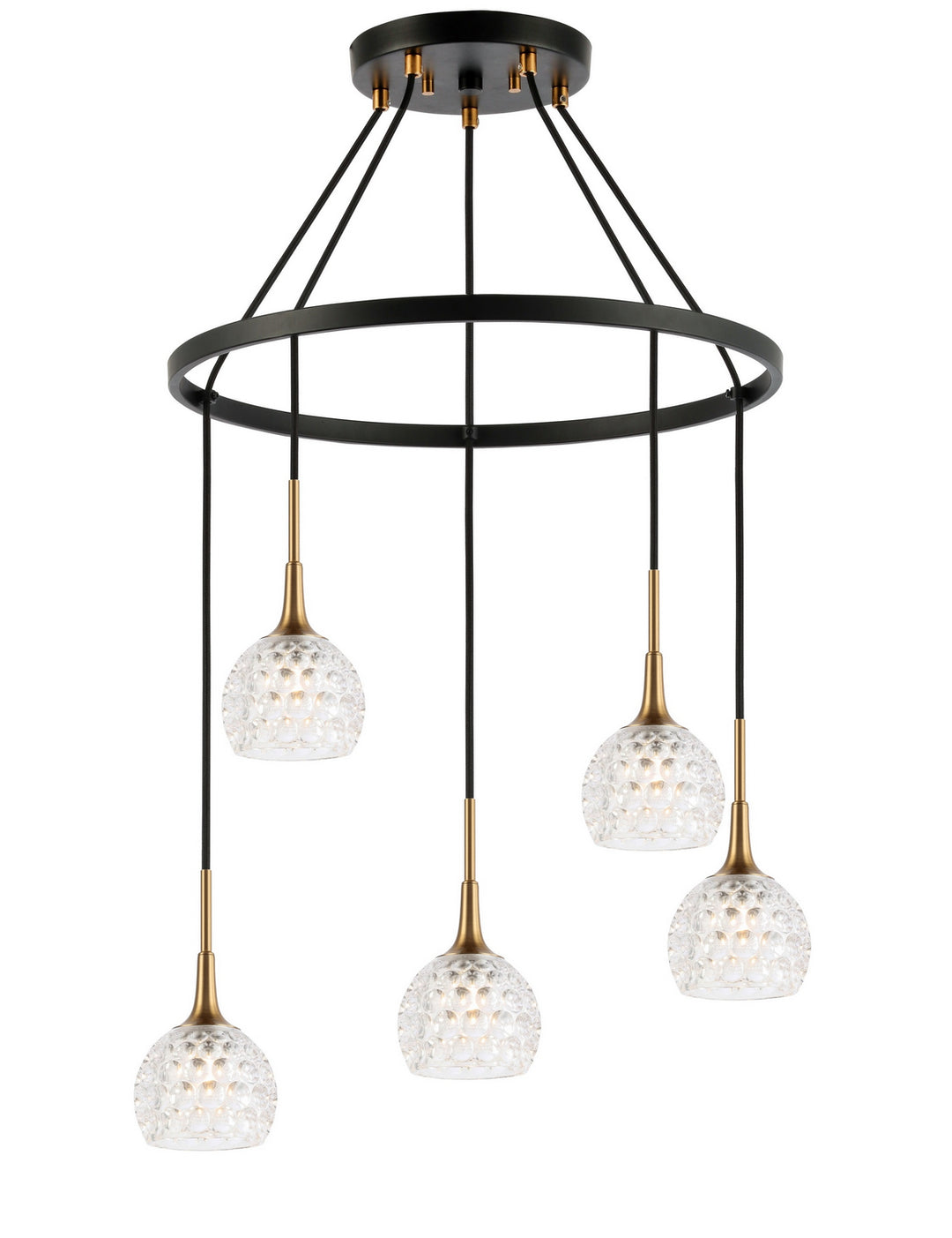 Woodbridge Bristol 20828CBZ-C00510 Chandelier Light - Brass/ Bronze