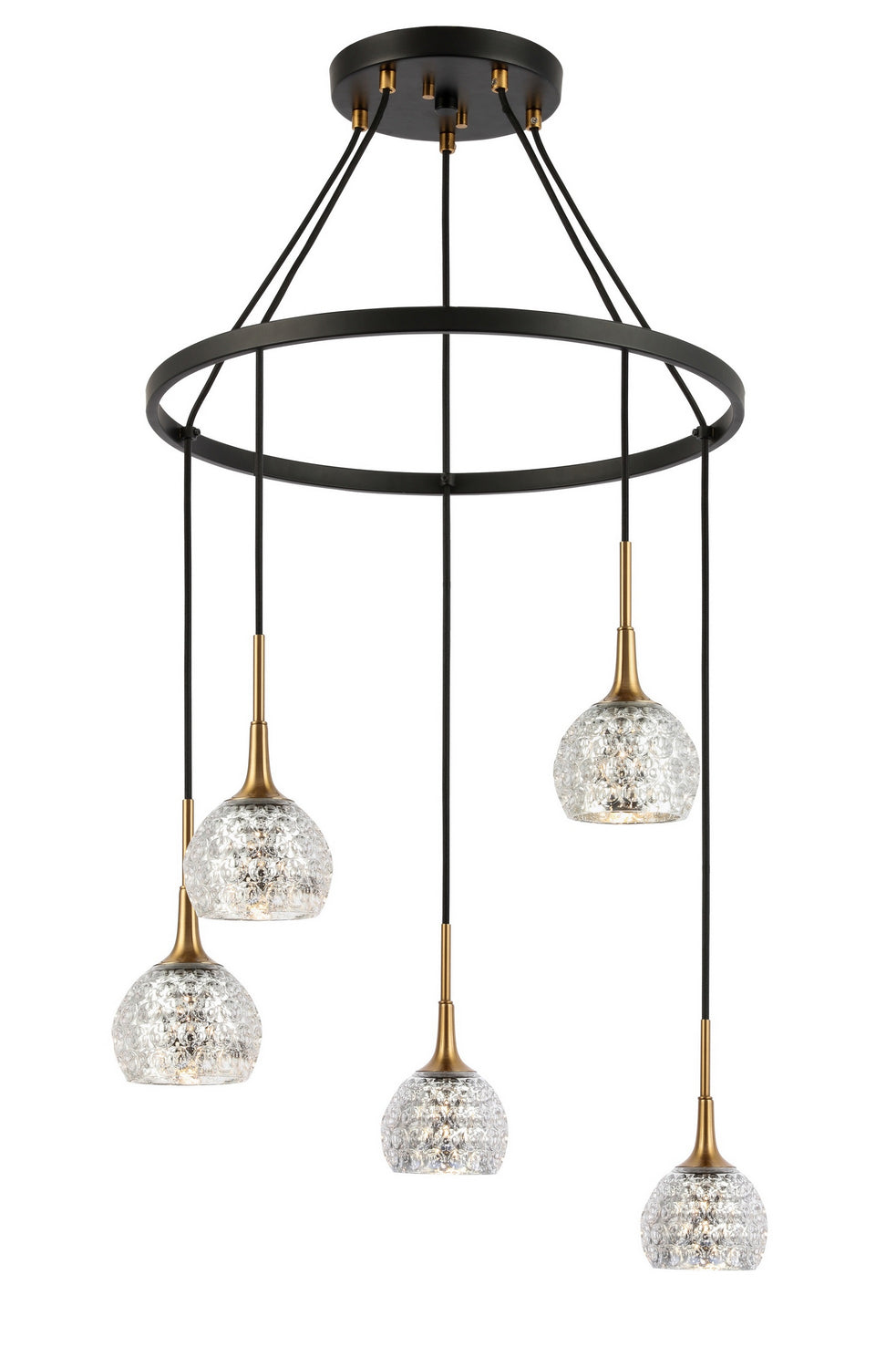 Woodbridge Bristol 20828CBZ-C00514 Chandelier Light - Brass/ Bronze