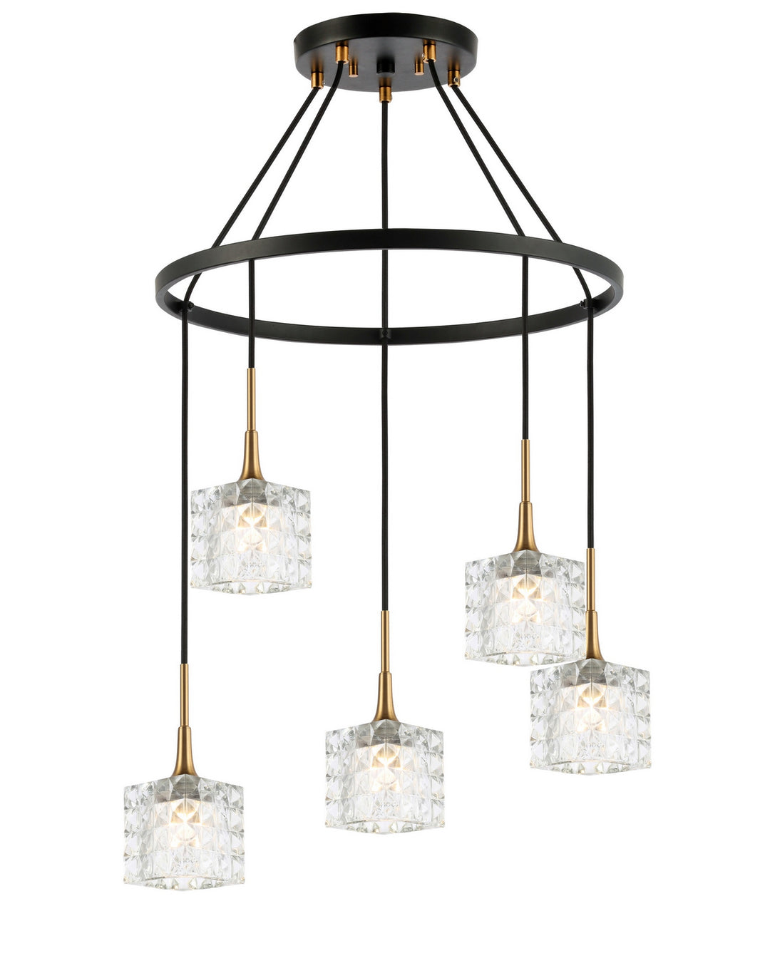 Woodbridge Bristol 20828CBZ-C80410 Chandelier Light - Brass/ Bronze