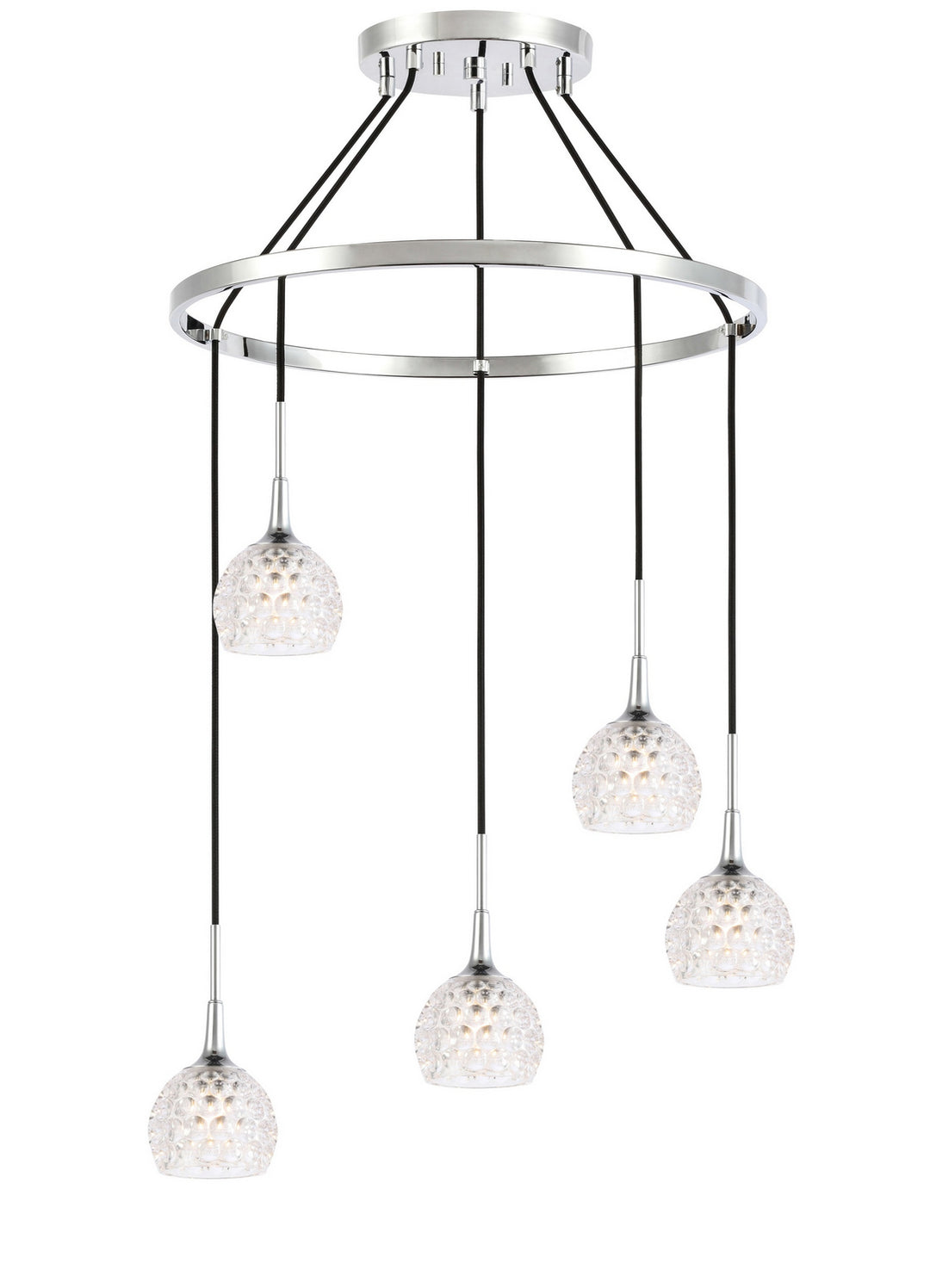 Woodbridge Bristol 20828CHR-C00510 Chandelier Light - Chrome/ Chrome