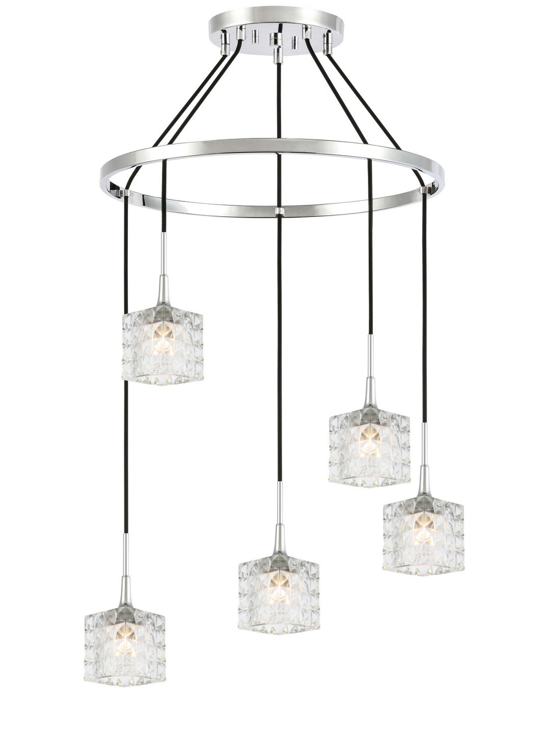 Woodbridge Bristol 20828CHR-C80410 Chandelier Light - Chrome/ Chrome