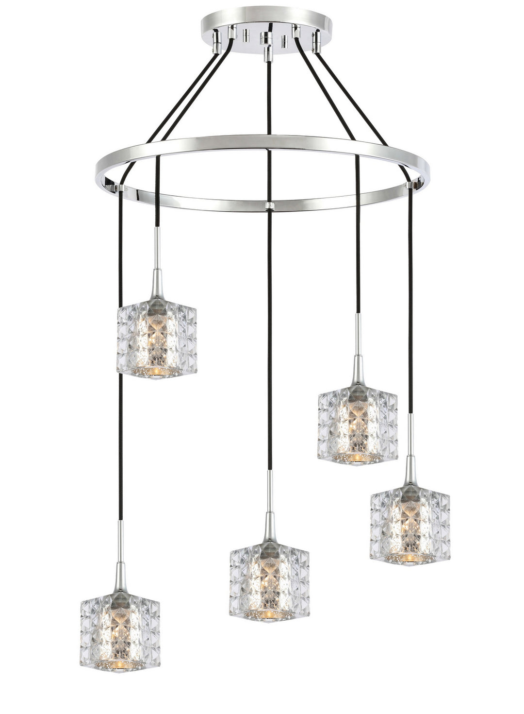 Woodbridge Bristol 20828CHR-C80414 Chandelier Light - Chrome/ Chrome