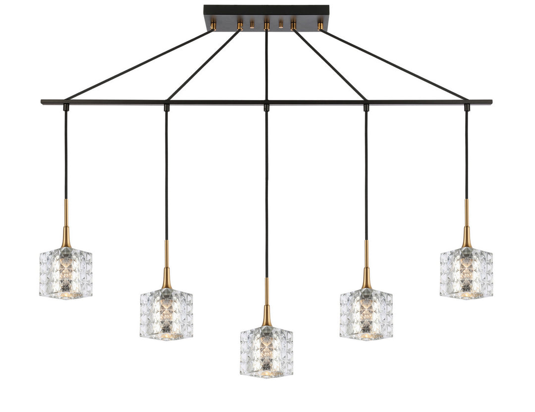 Woodbridge Bristol 20829CBZ-C80414 Pendant Light - Brass/ Bronze