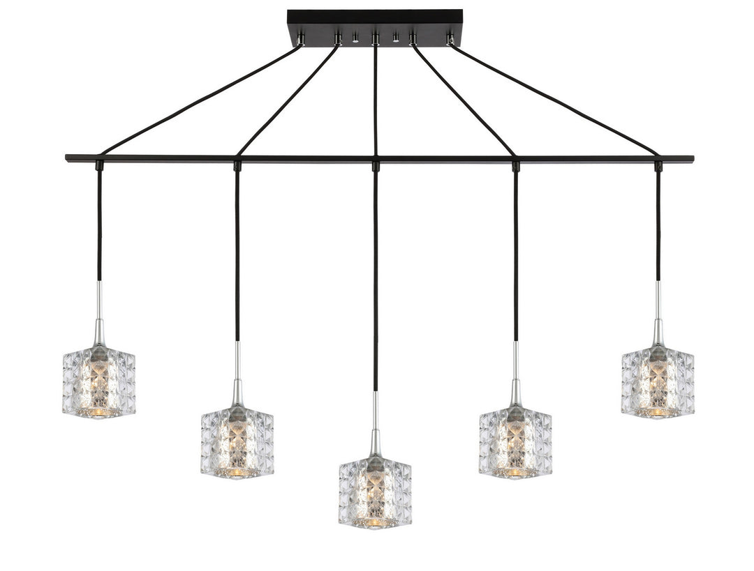 Woodbridge Bristol 20829CHZ-C80414 Pendant Light - Chrome/ Bronze
