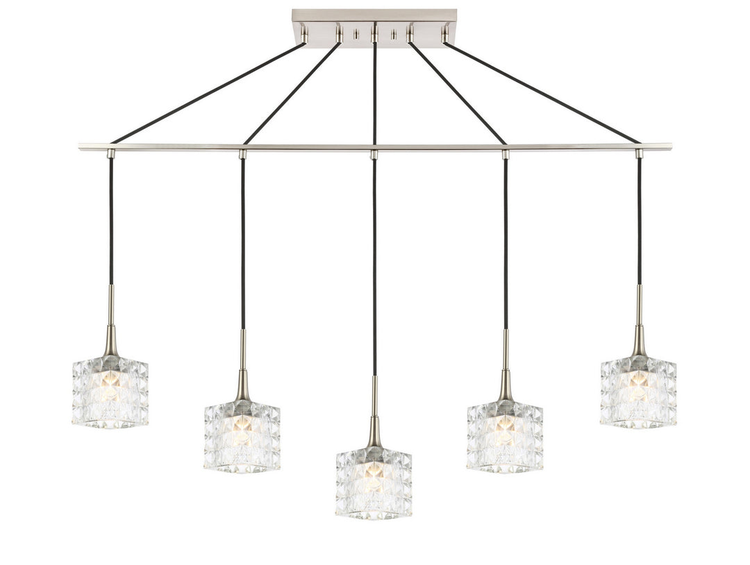 Woodbridge Bristol 20829STN-C80410 Pendant Light - Nickel/ Nickel
