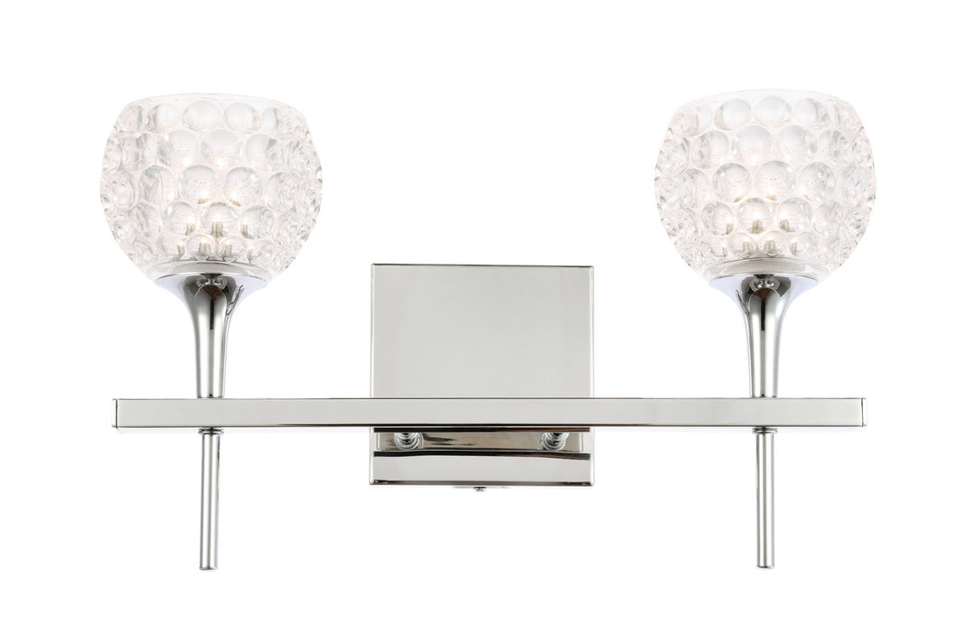 Woodbridge Bristol 20852CHR-C00510 Bath Vanity Light 15 in. wide - Chrome