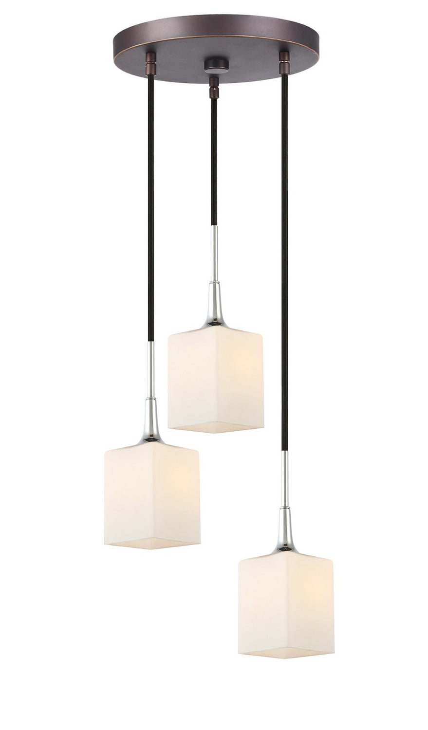 Woodbridge Chelsea 20924CHZ-C80401 Pendant Light - Chrome/ Bronze