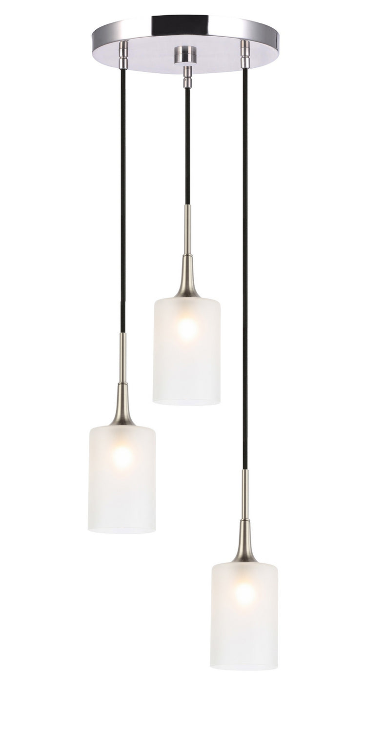 Woodbridge Chelsea 20924STN-C10455 Pendant Light - Nickel/ Nickel
