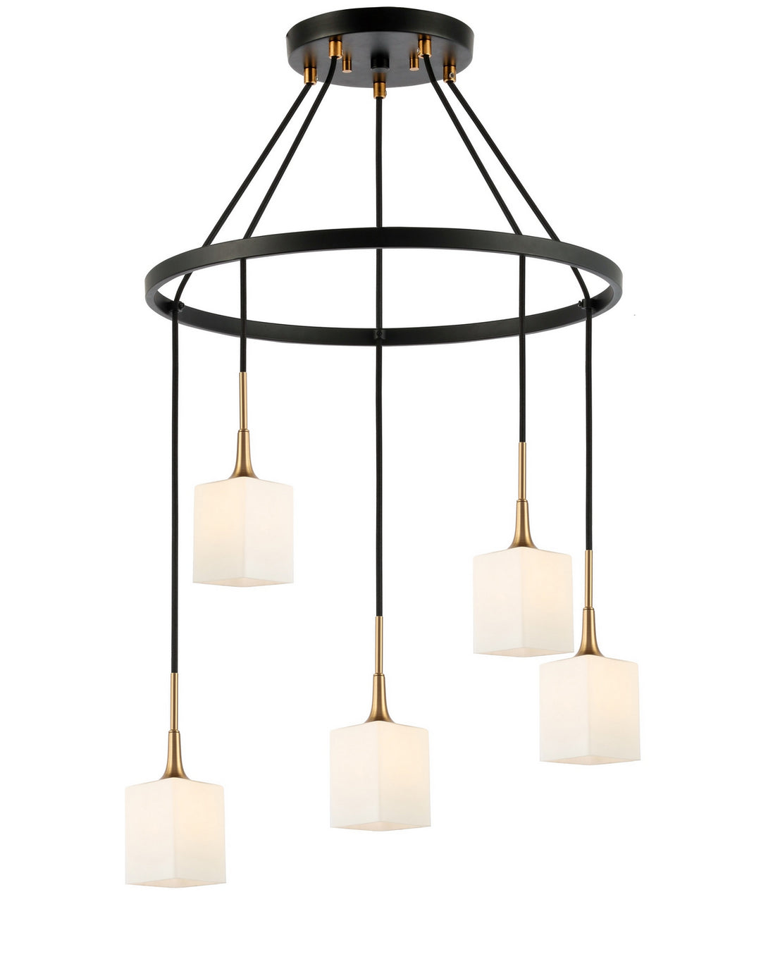 Woodbridge Chelsea 20928CBZ-C80401 Chandelier Light - Brass/ Bronze