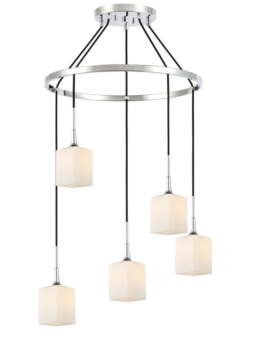 Woodbridge Chelsea 20928CHR-C80401 Chandelier Light - Chrome/ Chrome