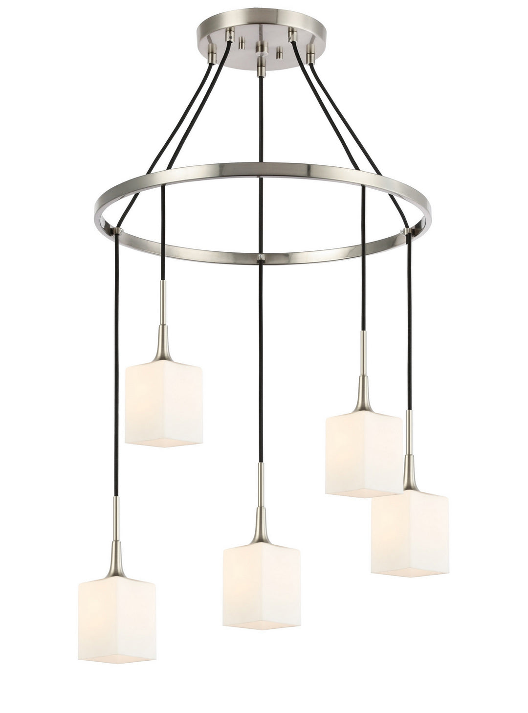 Woodbridge Chelsea 20928STN-C80401 Chandelier Light - Nickel/ Nickel