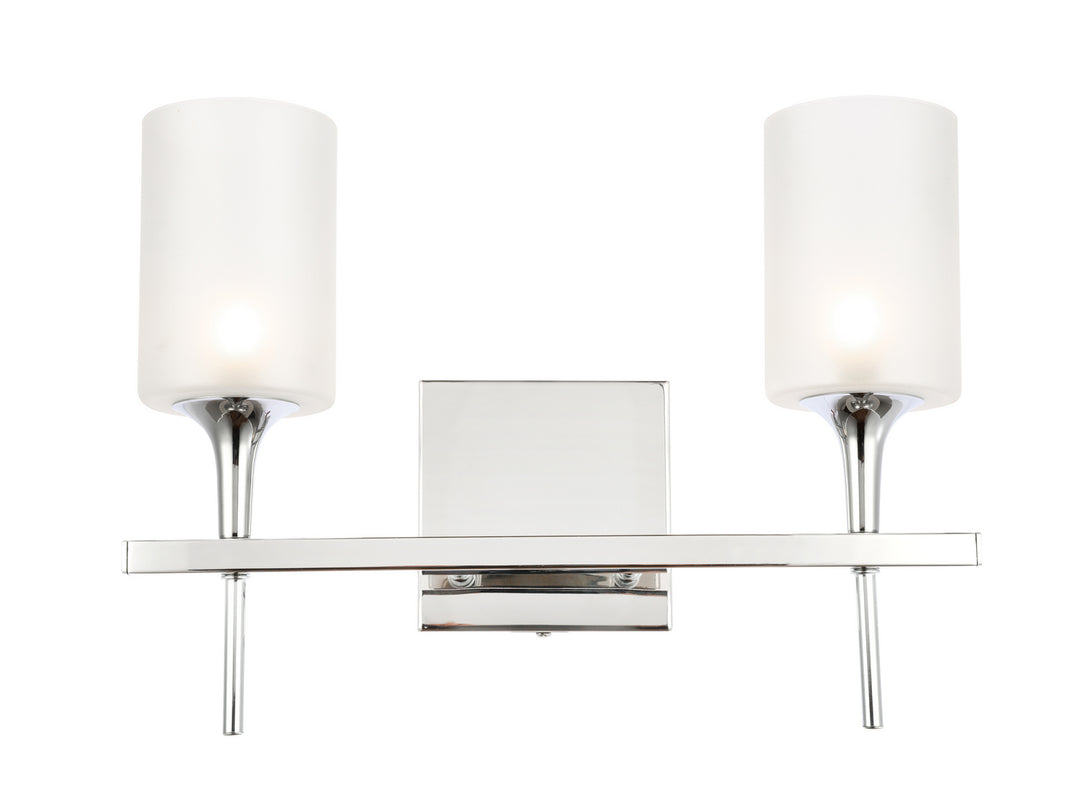 Woodbridge Chelsea 20952CHR-C10455 Bath Vanity Light 15 in. wide - Chrome