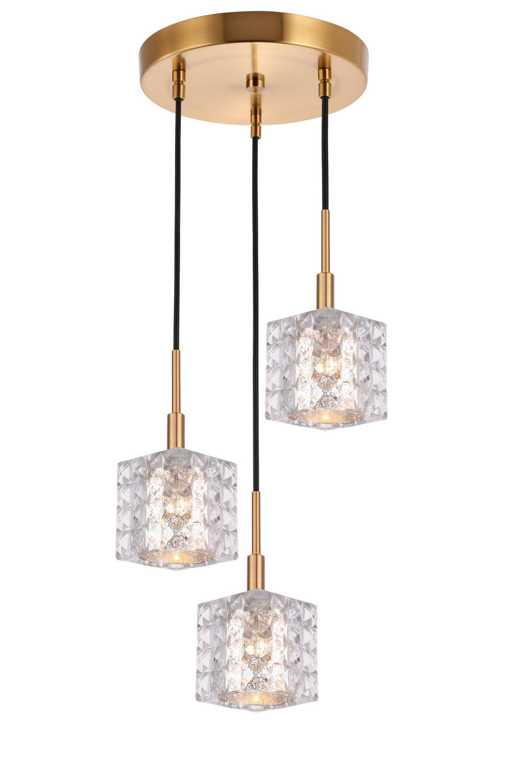 Woodbridge Elise 21024CBR-C80414 Pendant Light - Brass
