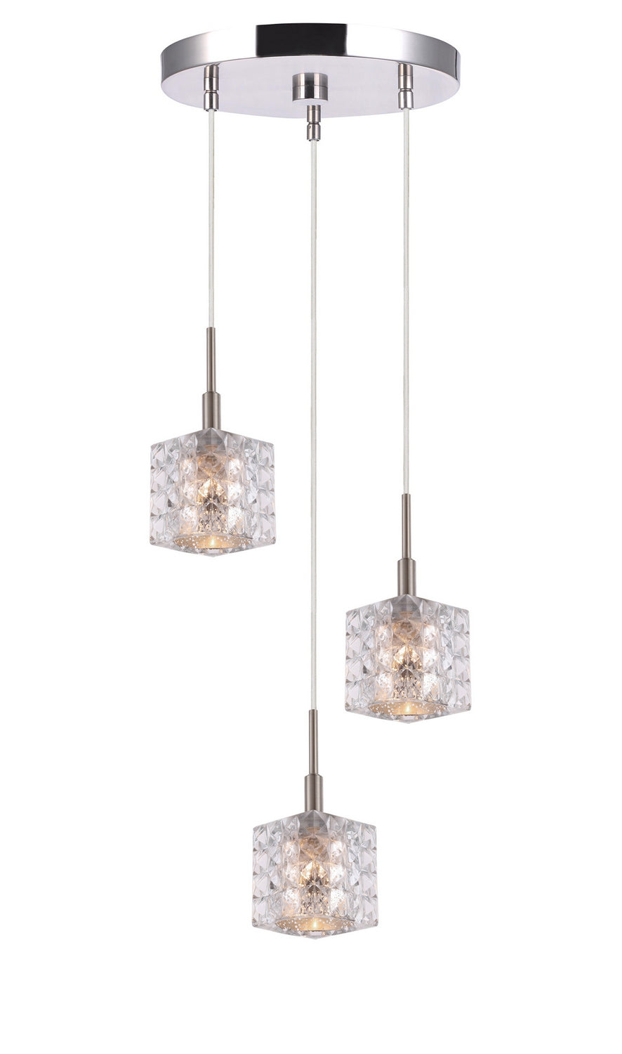 Woodbridge Elise 21024STN-C80414 Pendant Light - Nickel