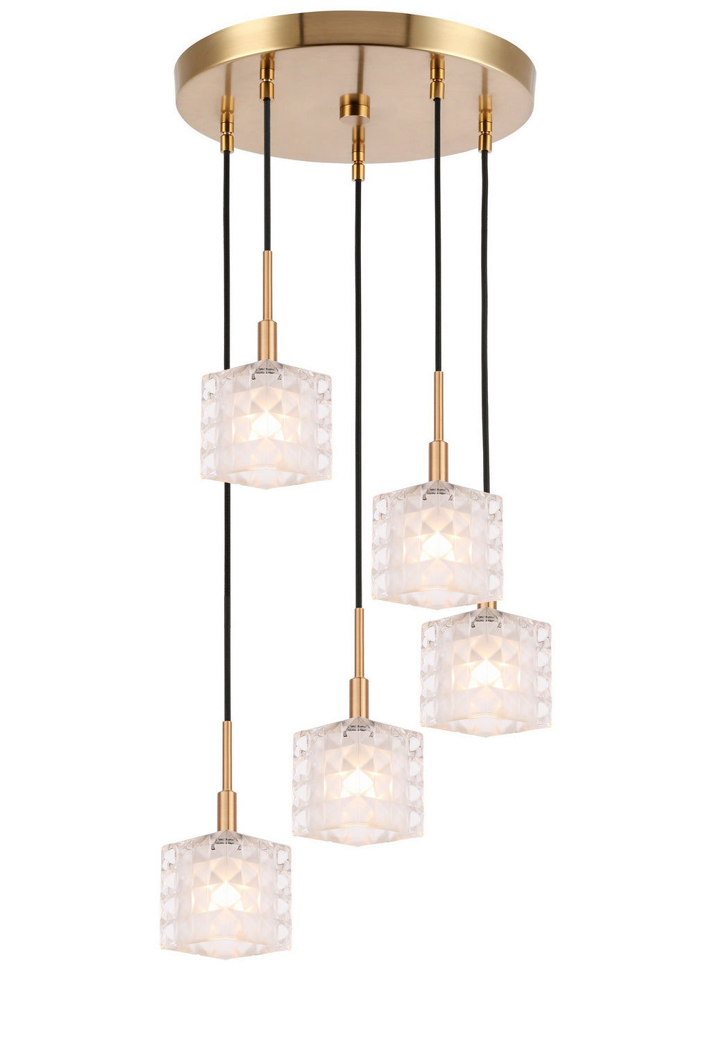 Woodbridge Elise 21025CBR-C80410 Pendant Light - Brass