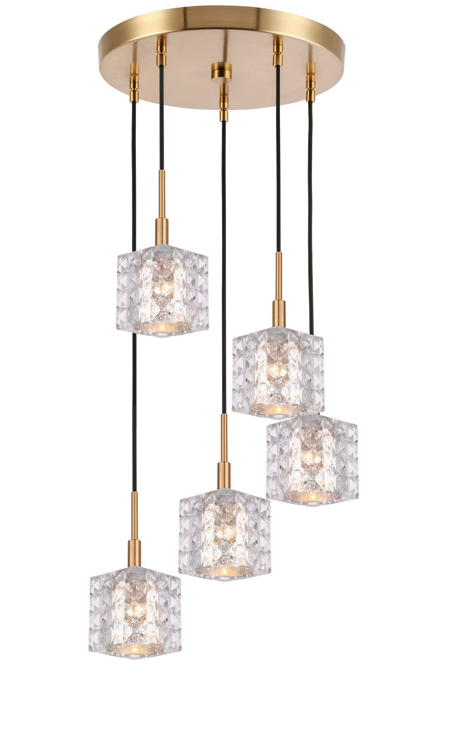 Woodbridge Elise 21025CBR-C80414 Pendant Light - Brass