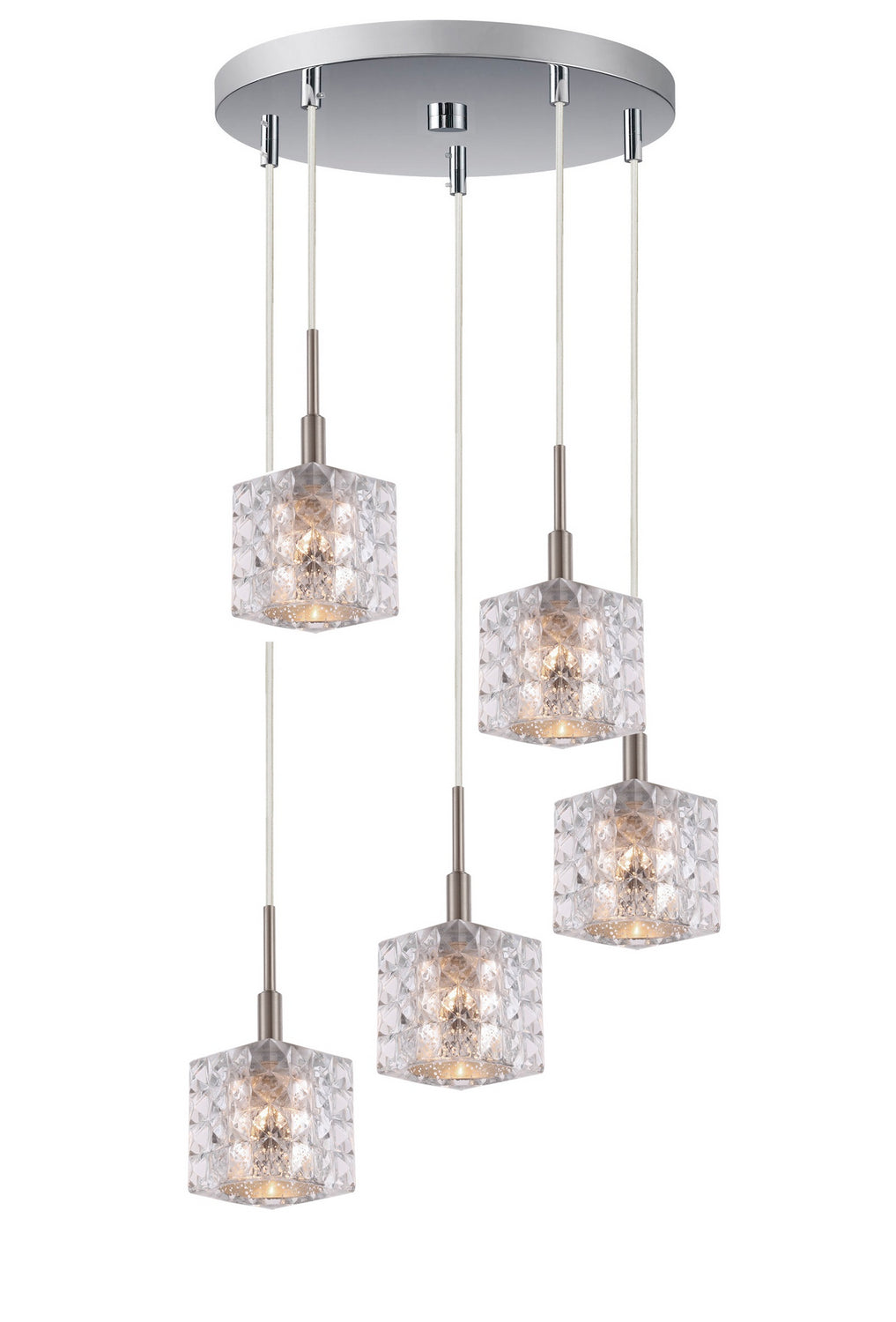 Woodbridge Elise 21025STN-C80414 Pendant Light - Nickel