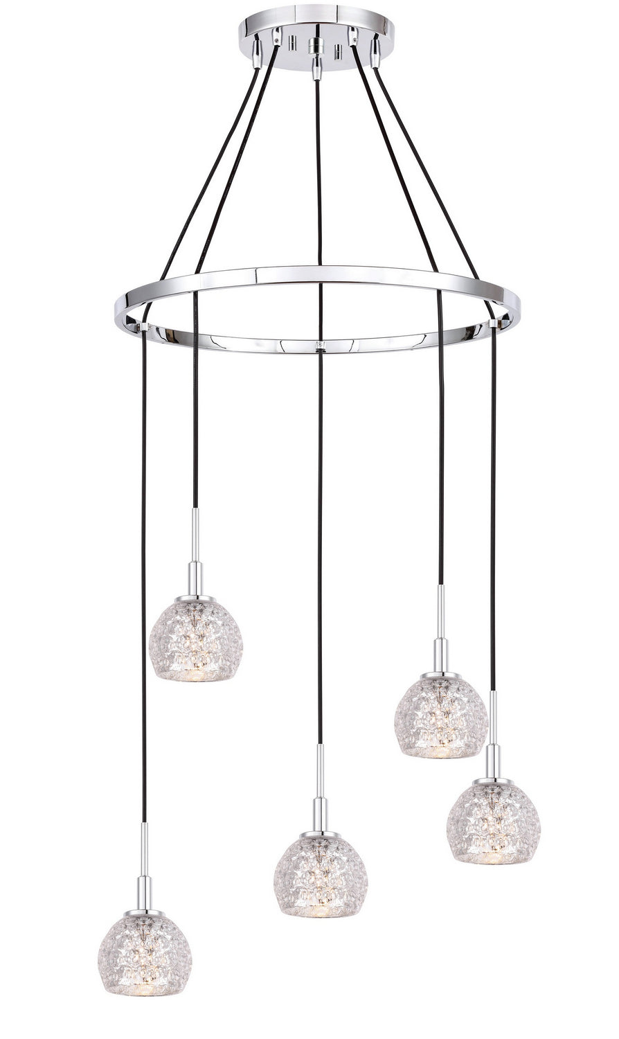 Woodbridge Elise 21028CHR-C00514 Chandelier Light - Chrome/ Chrome