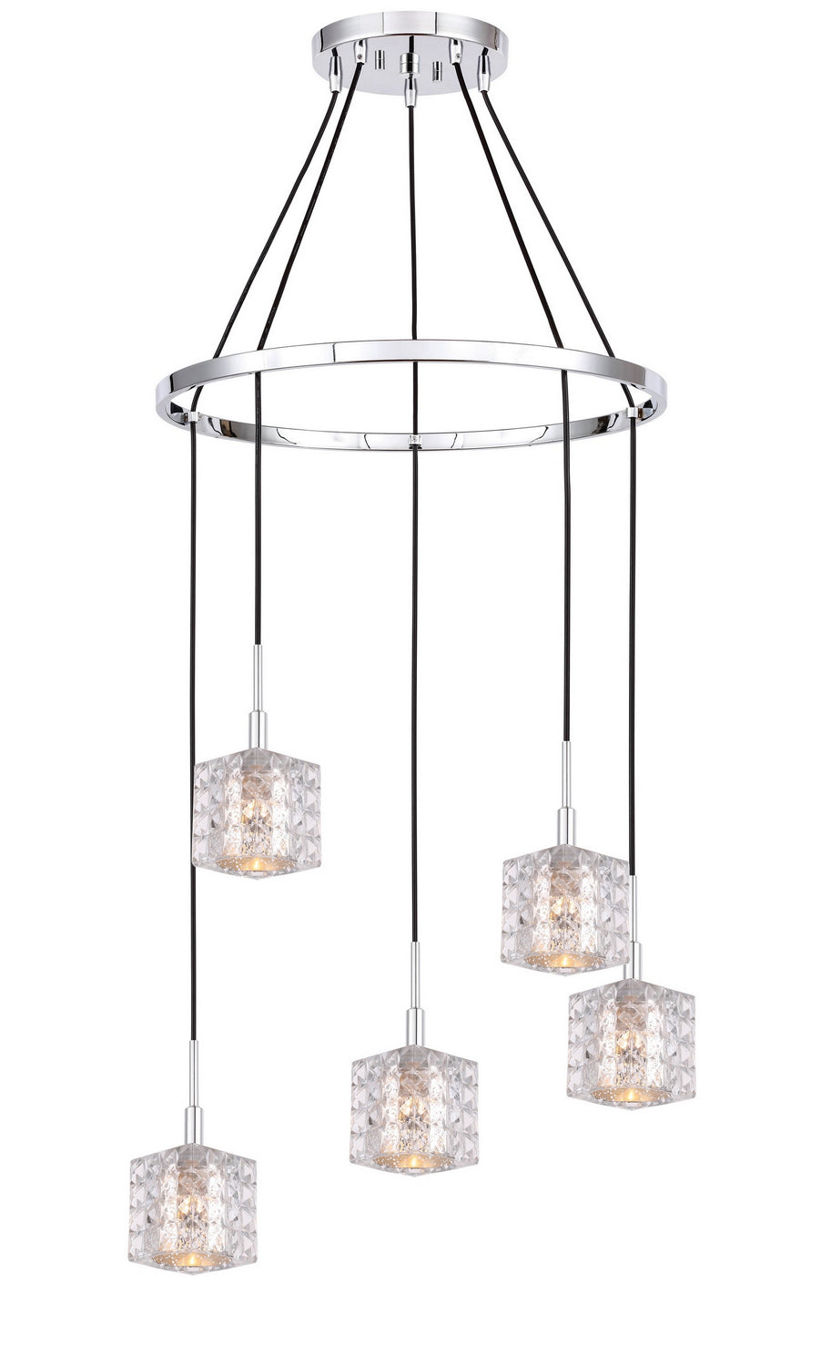 Woodbridge Elise 21028CHR-C80414 Chandelier Light - Chrome/ Chrome