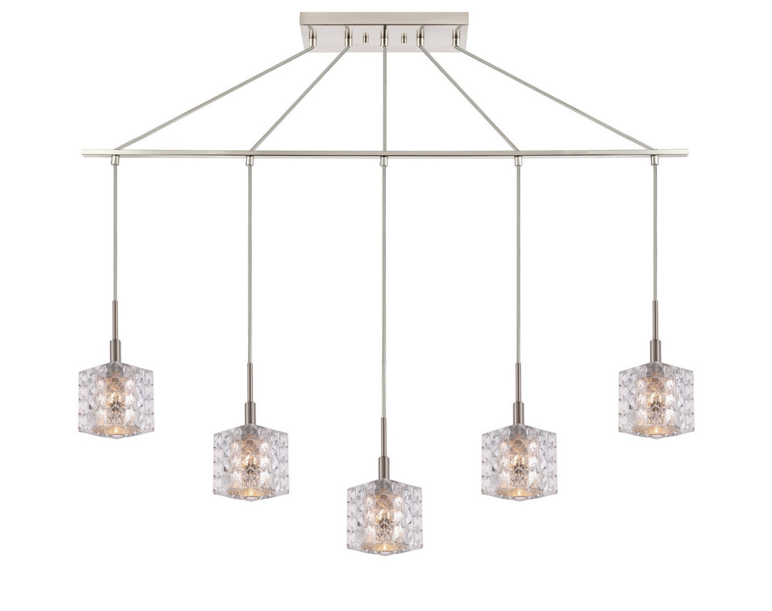 Woodbridge Elise 21029STN-C80414 Pendant Light - Nickel/ Nickel