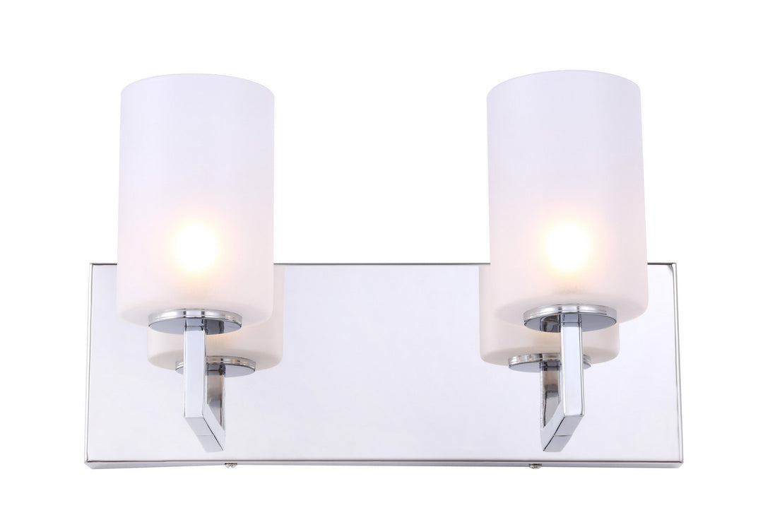 Woodbridge Elise 21052CHR-C10455 Bath Vanity Light 14 in. wide - Chrome