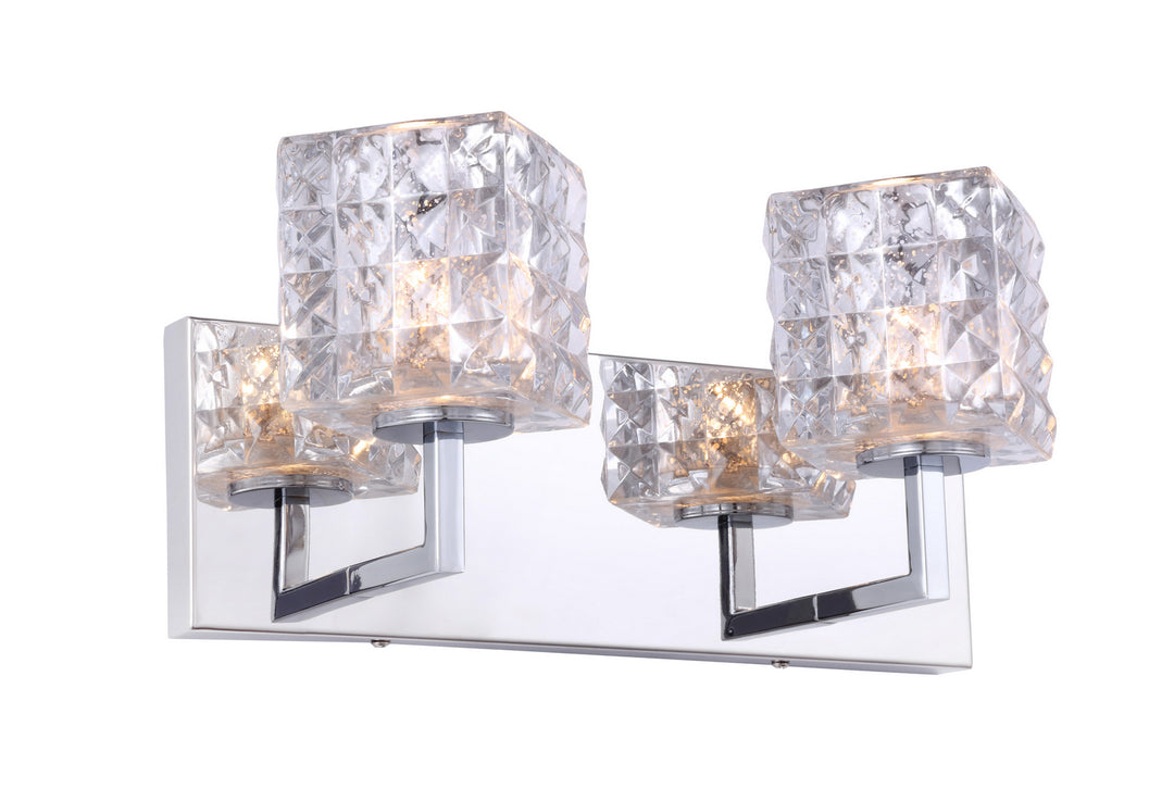 Woodbridge Elise 21052CHR-C80414 Bath Vanity Light 14 in. wide - Chrome