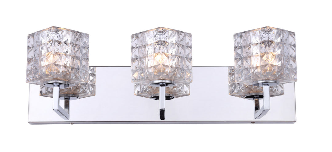 Woodbridge Elise 21053CHR-C80414 Bath Vanity Light 22 in. wide - Chrome